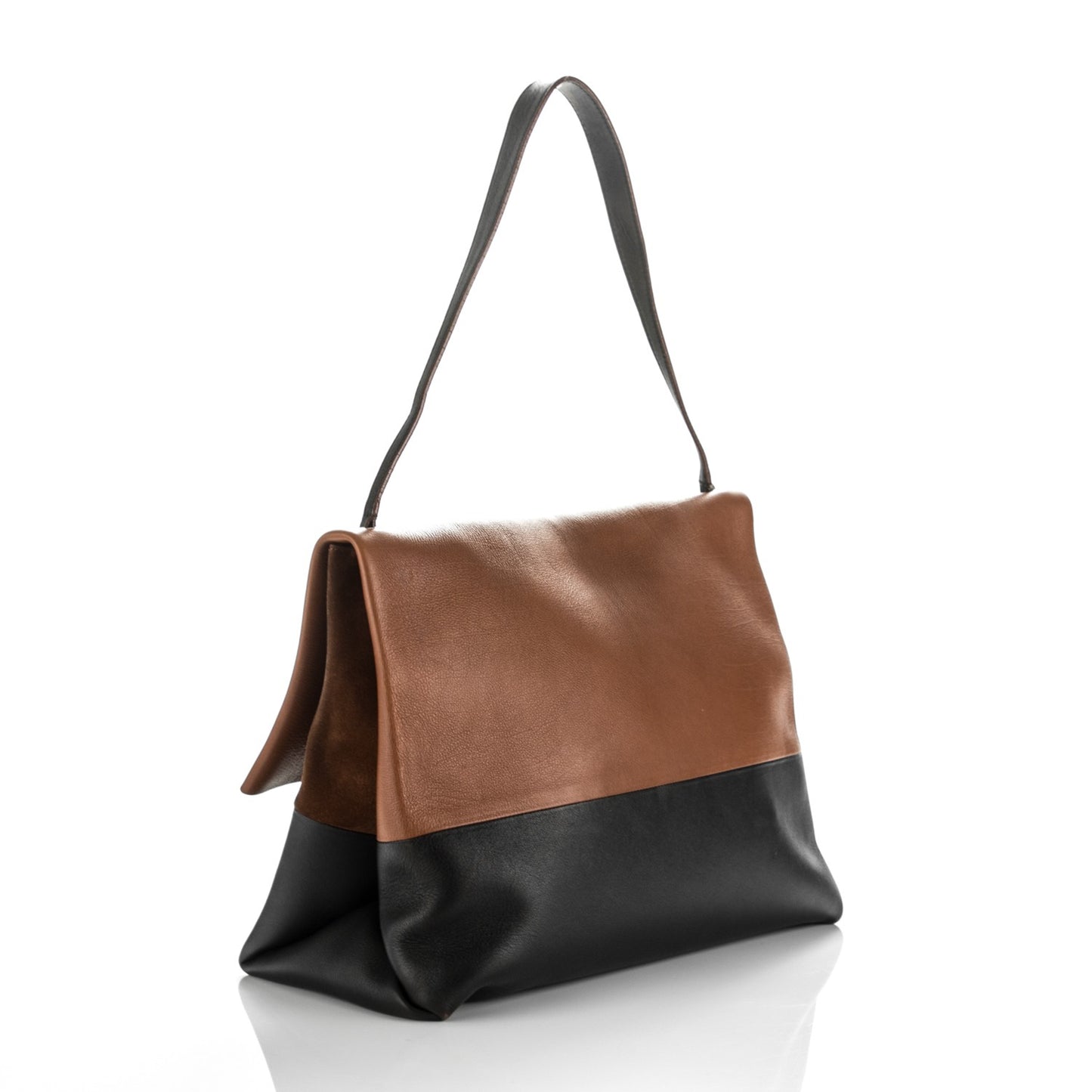 Baby Calfskin All Soft Shoulder Bag Tan