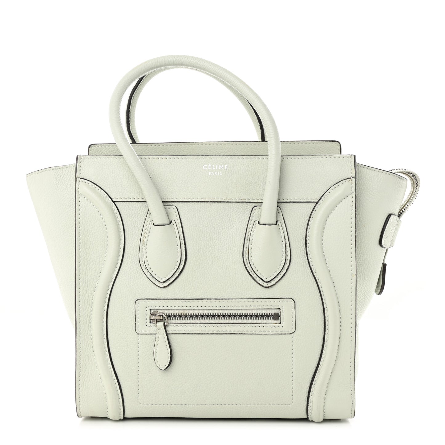 Drummed Calfskin Micro Luggage Lune