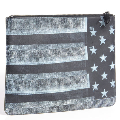Givenchy Lambskin Flag Print Zip Pouch Multicolor 3 of 9