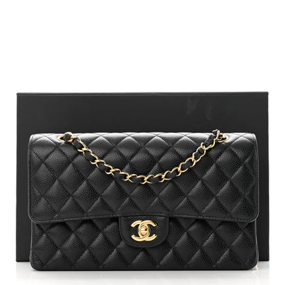 Chanel Caviar Quilted Medium Double Flap Black 11 of 11