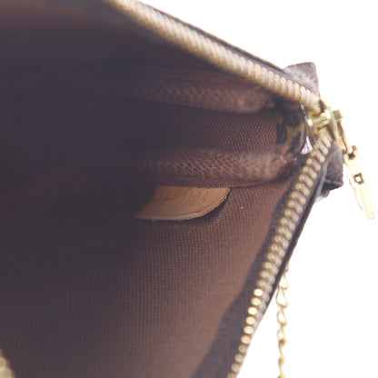 Louis Vuitton Monogram 2016 Christmas Animation Mini Pochette Accessories Rose Ballerine 7 of 9