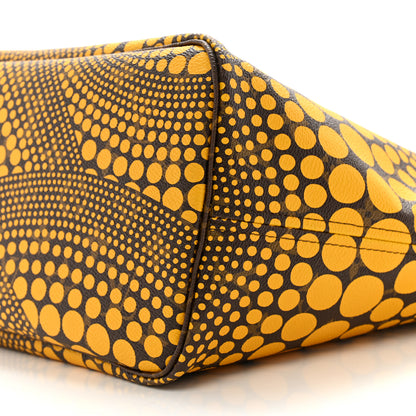 Louis Vuitton Monogram Kusama Waves Neverfull MM Yellow 9 of 12