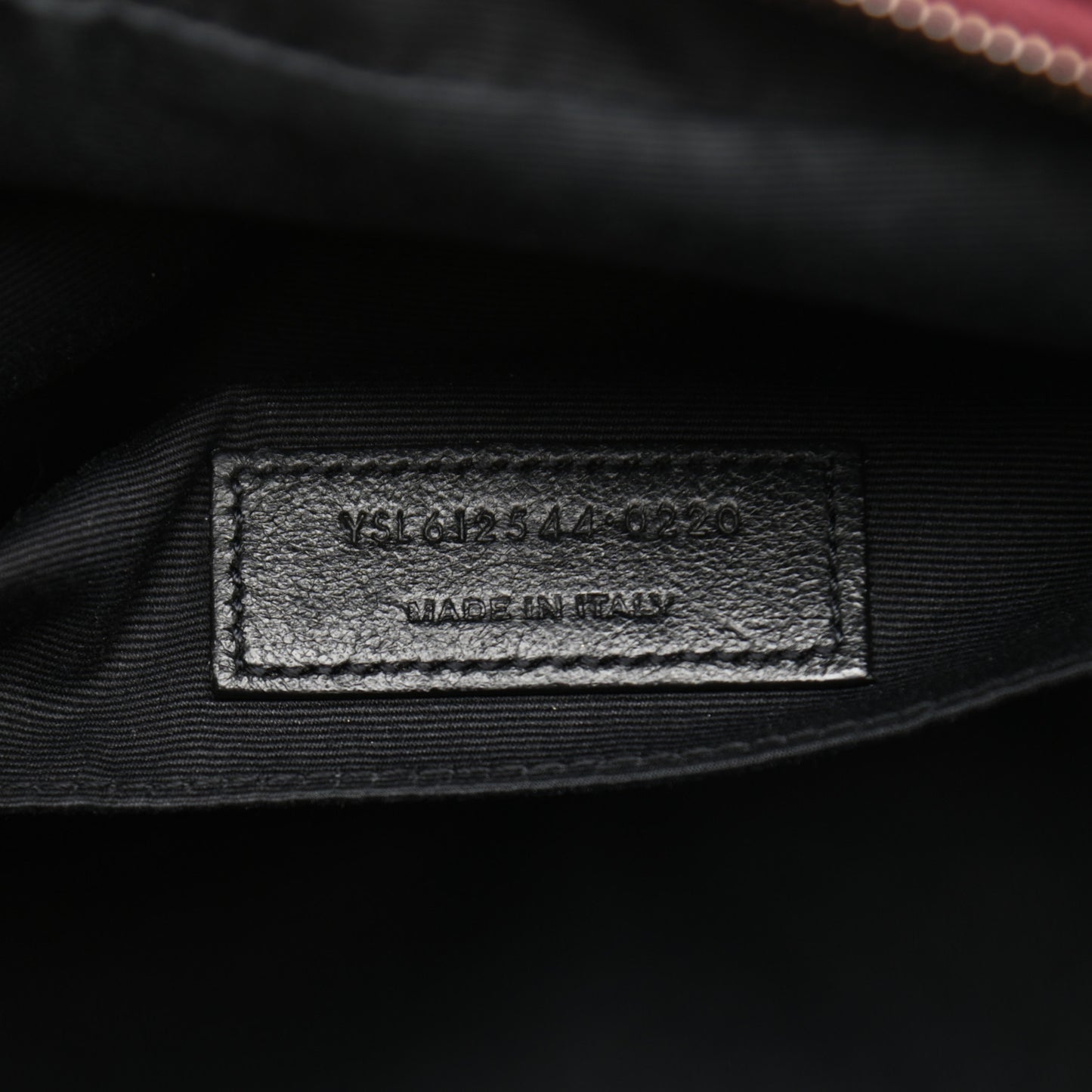 Calfskin Matelasse Monogram Lou Camera Bag Dark Legion Red
