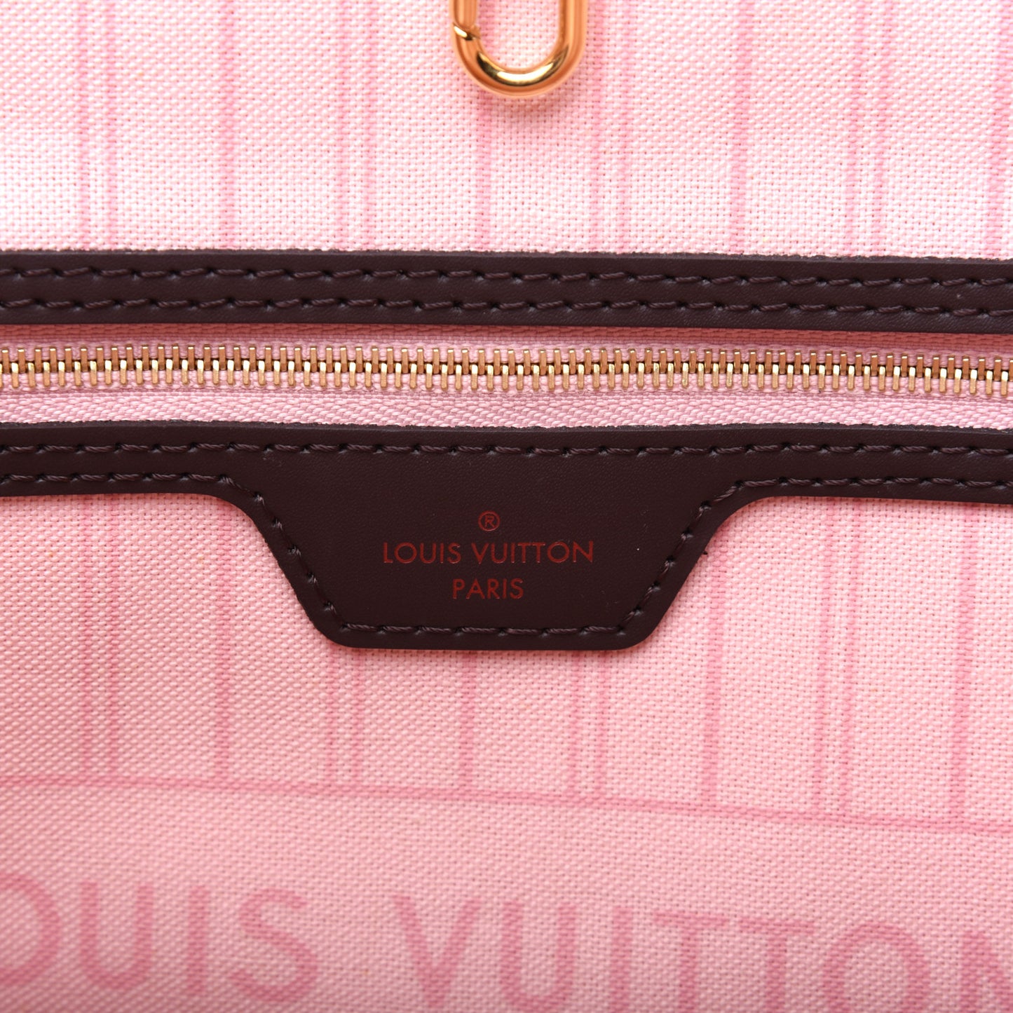 Damier Ebene Neo Neverfull MM Rose Ballerine