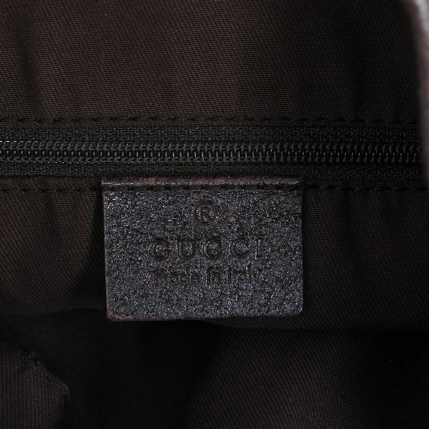 Monogram Medium Abbey Shoulder Bag Dark Brown