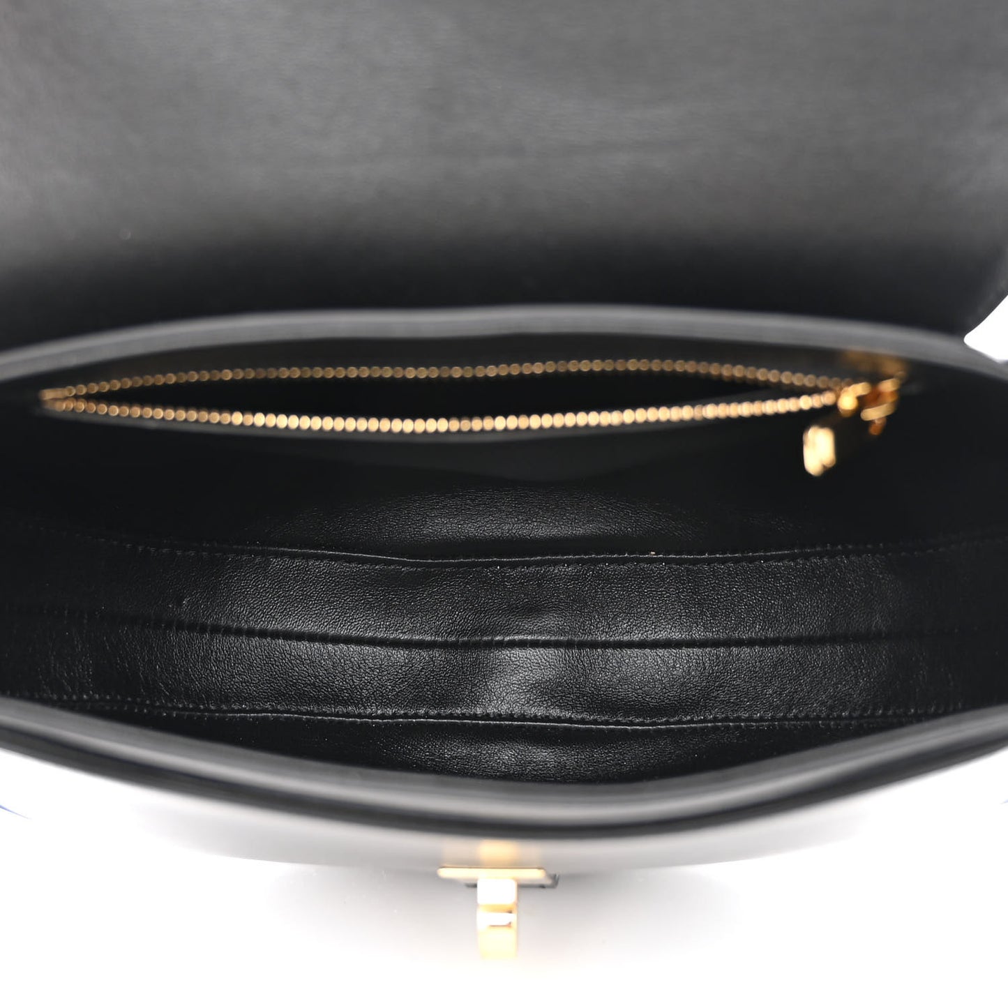 Satinated Calfskin Medium Besace 16 Black