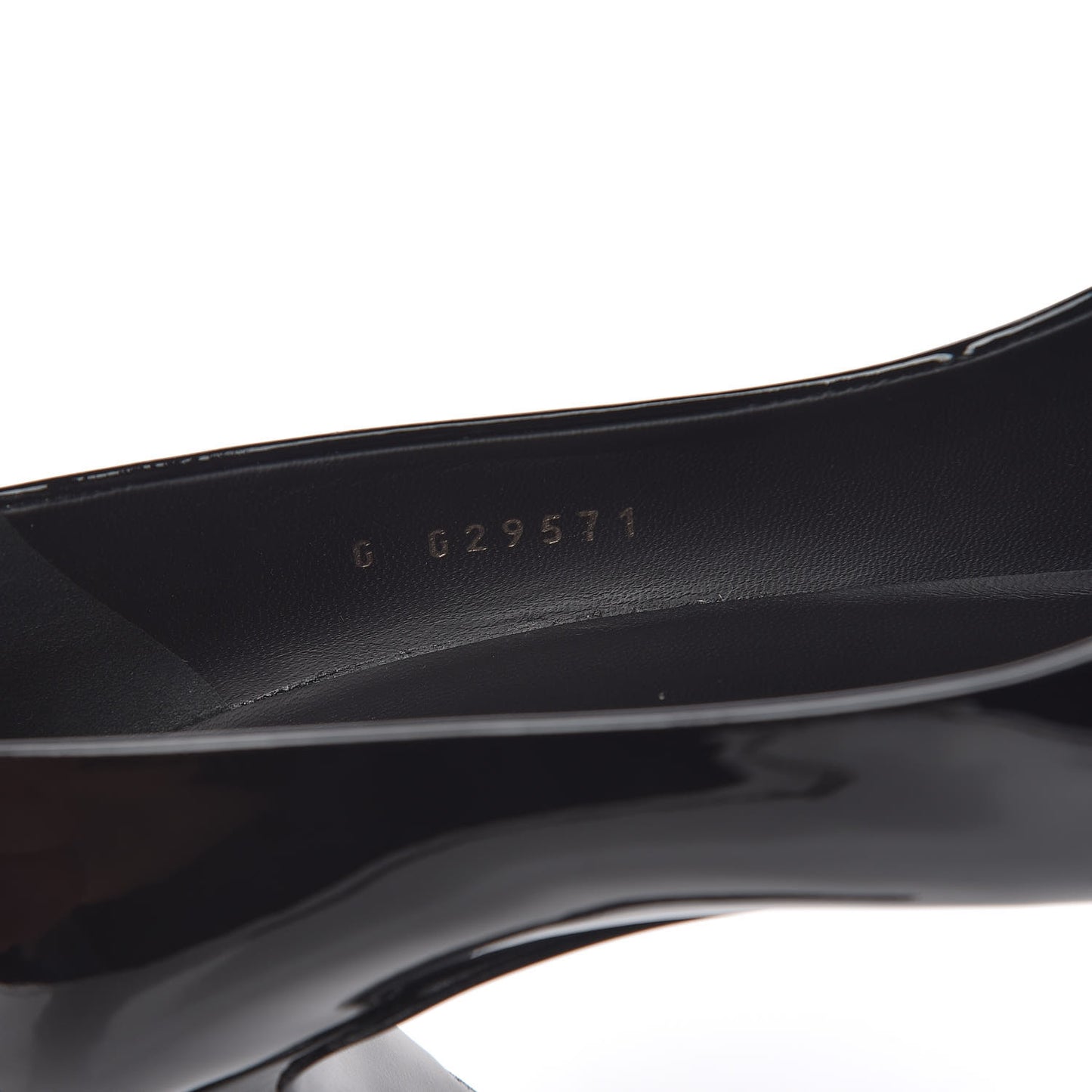 Patent Cap Toe CC Pumps 38.5 Black