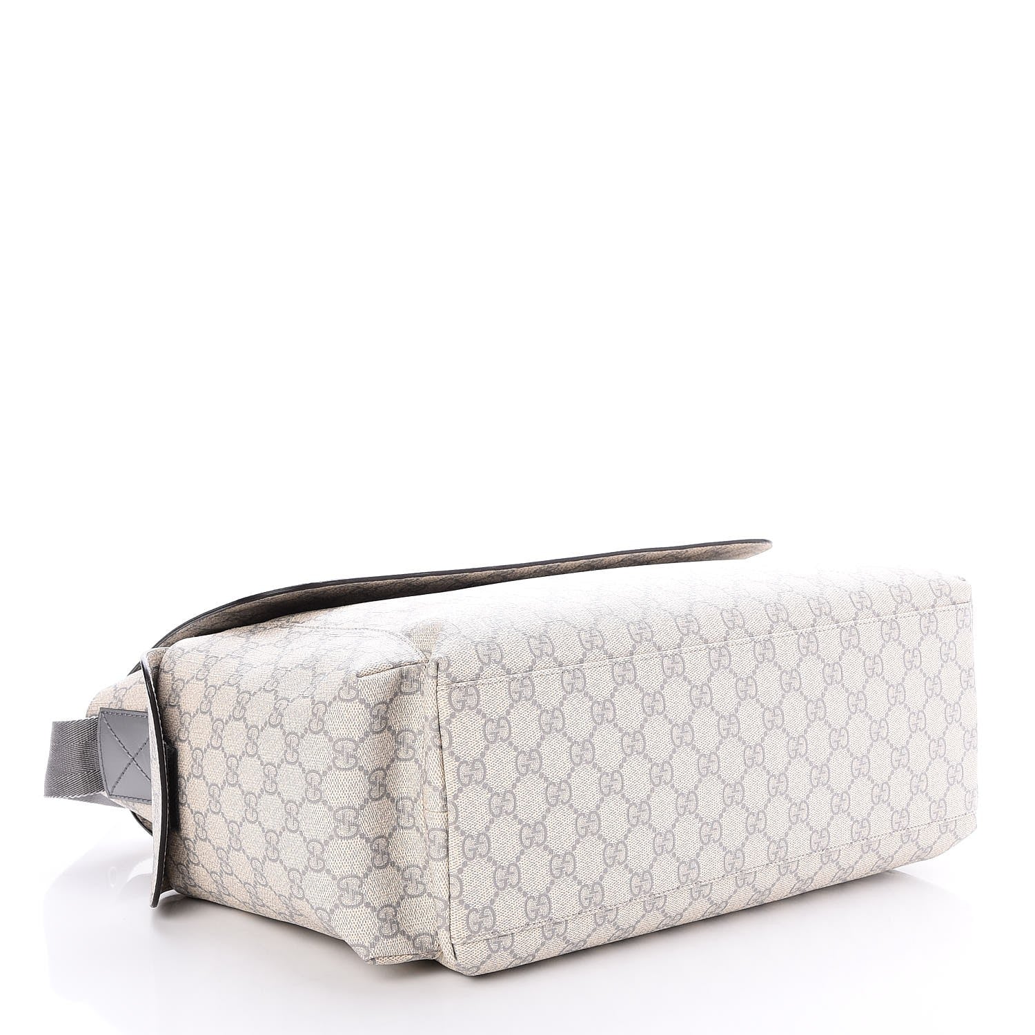 Gucci GG Plus Monogram Messenger Diaper Bag Ecru Grigio 4 of 8