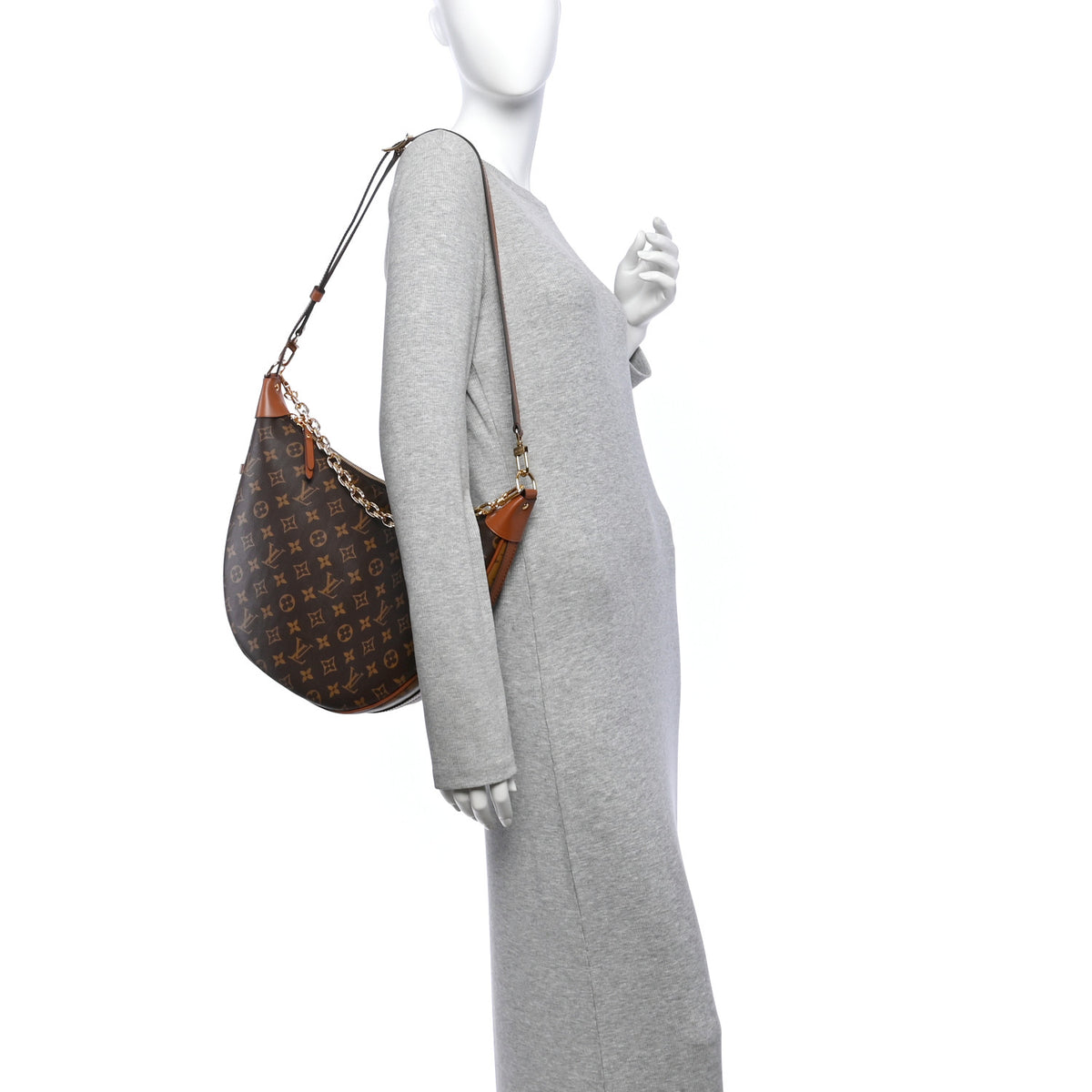 Louis Vuitton Reverse Monogram Loop Hobo 2 of 10