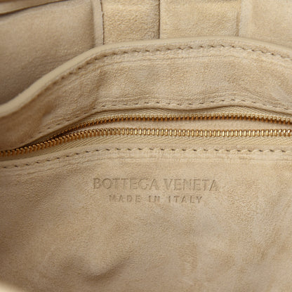 Bottega Veneta Suede Calfskin Maxi Intrecciato Padded Cassette Crossbody Bag Sand 8 of 11
