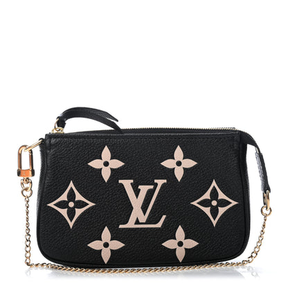 Louis Vuitton Empreinte Monogram Giant Mini Pochette Accessories Black 1 of 5