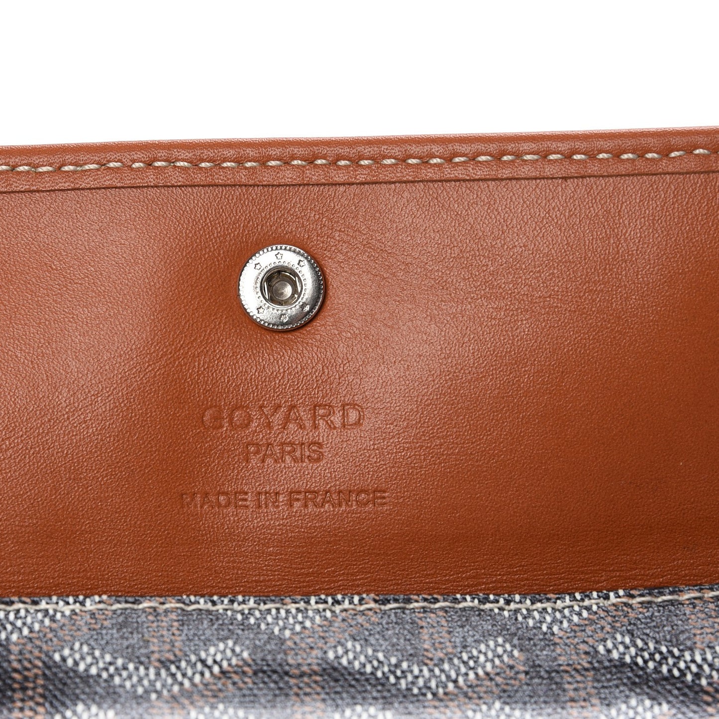 Goyardine Pouch Black Gold