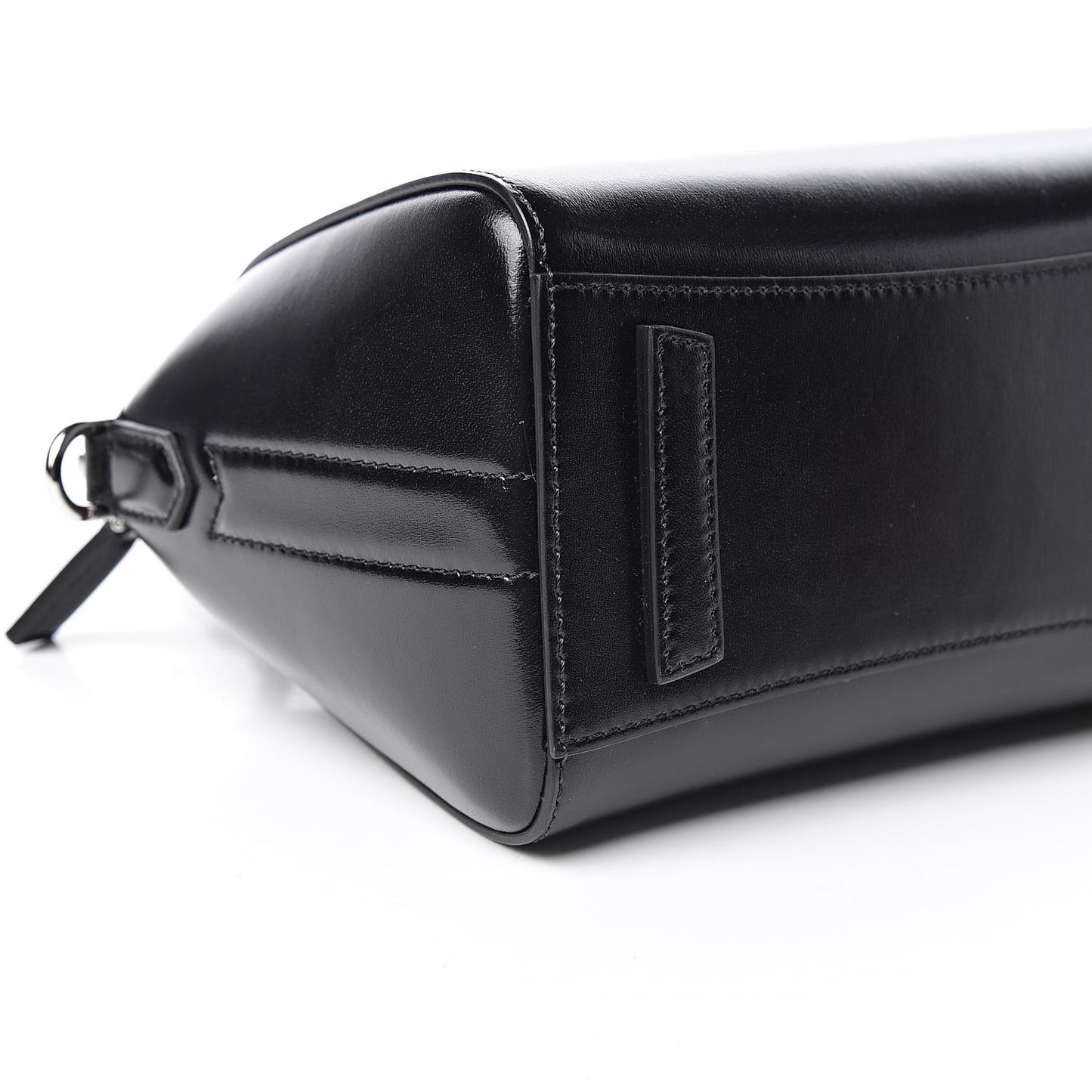 Shiny Lord Calfskin Mini Antigona Black