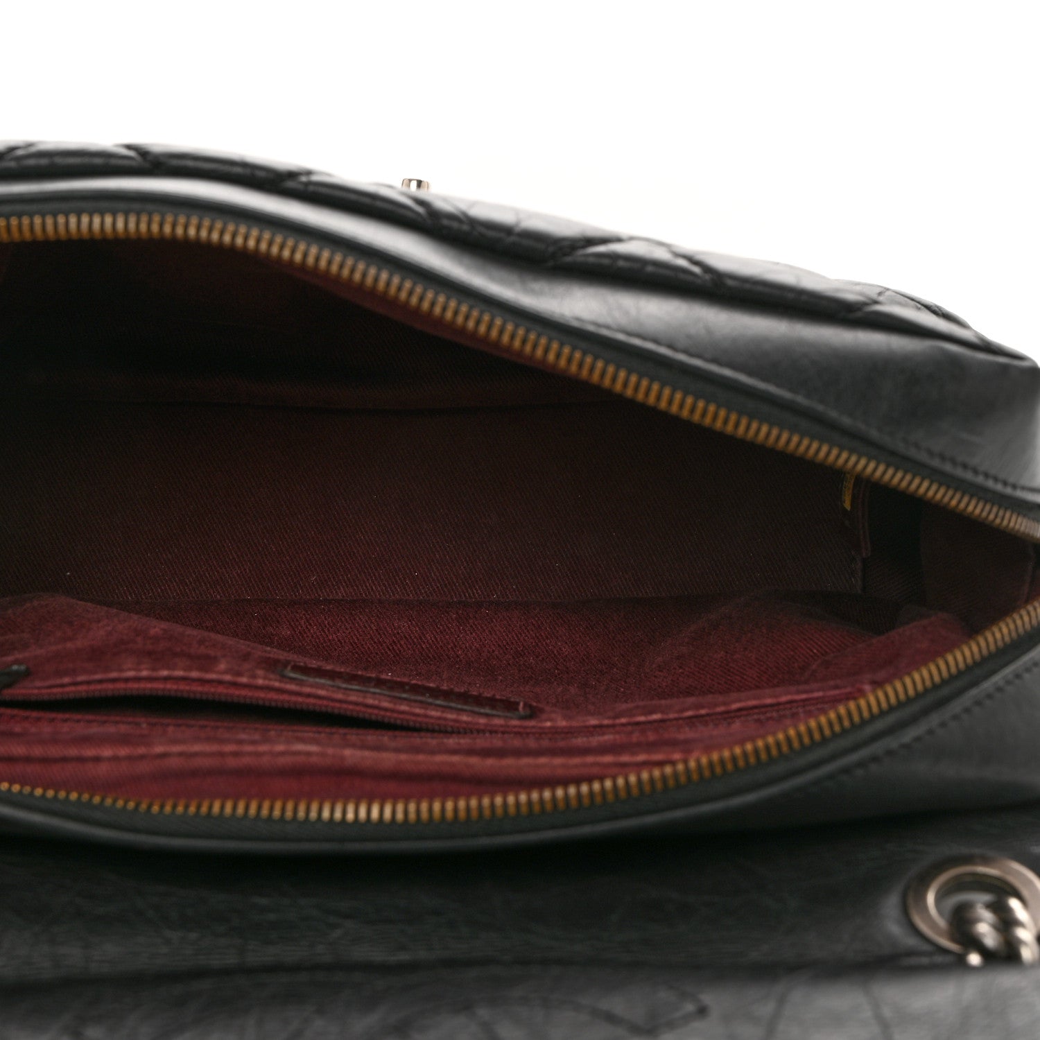 Chanel Aged Calfskin Medium New Portobello Flap Black 5 of 10