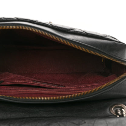 Chanel Aged Calfskin Medium New Portobello Flap Black 5 of 10