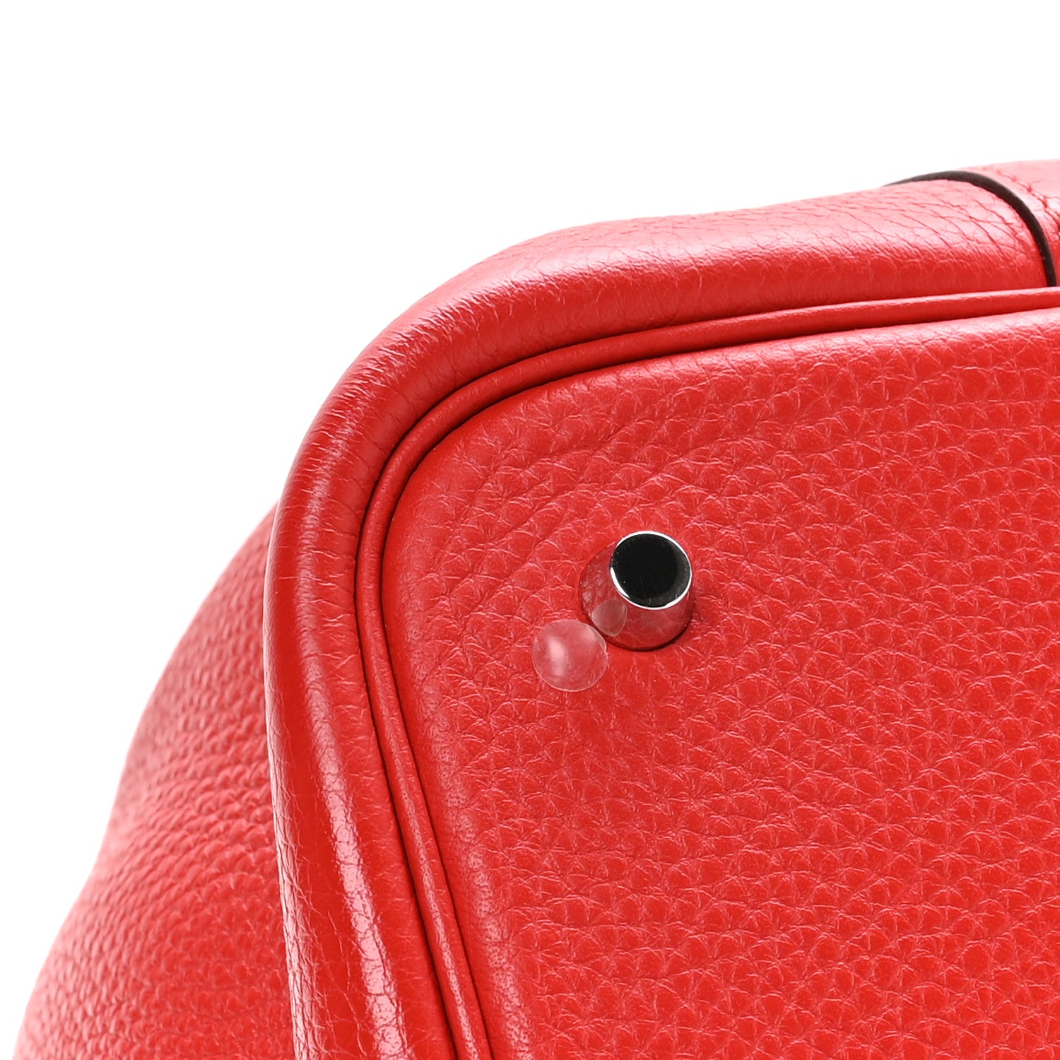 Hermes Taurillon Clemence Picotin Lock 22 MM Rouge Tomate 8 of 11