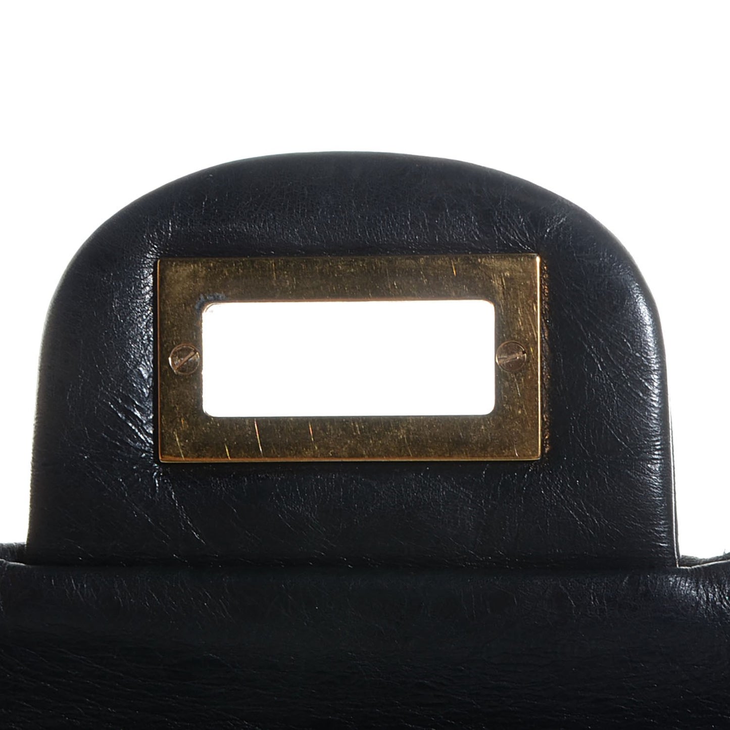 Glazed Calfskin 2.55 Reissue 227 Flap Black