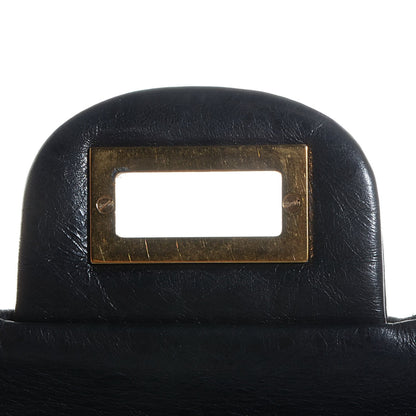 Chanel Glazed Calfskin 2.55 Reissue 227 Flap Black 8 of 9
