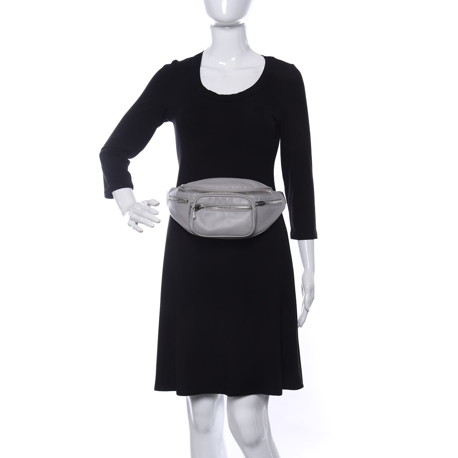Alexander Wang Lambskin Attica Belt Bag Dove 2 of 12