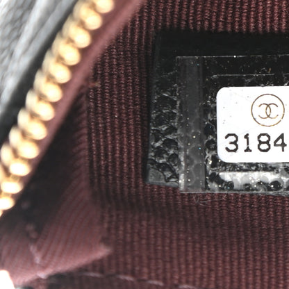 Chanel Caviar Quilted Small Cosmetic Case Black 6 of 7