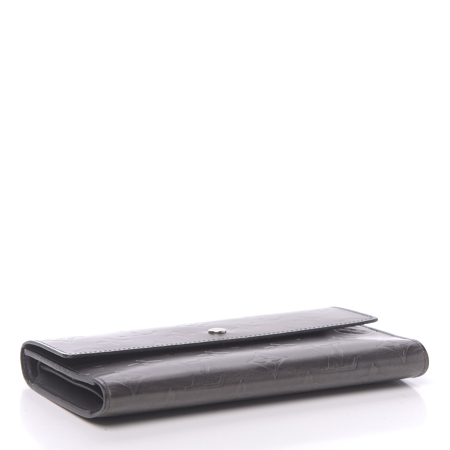 Louis Vuitton Mat Monogram Sarah Wallet Gris 4 of 8