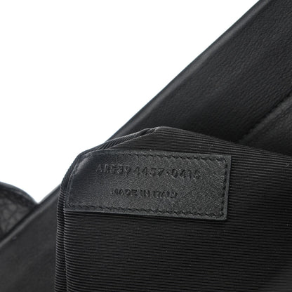 Saint Laurent Smooth Calfskin Medium Cabas Rive Gauche Black 7 of 7