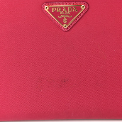 Prada Tessuto Nylon Zip Around Wallet Ibisco 9 of 12