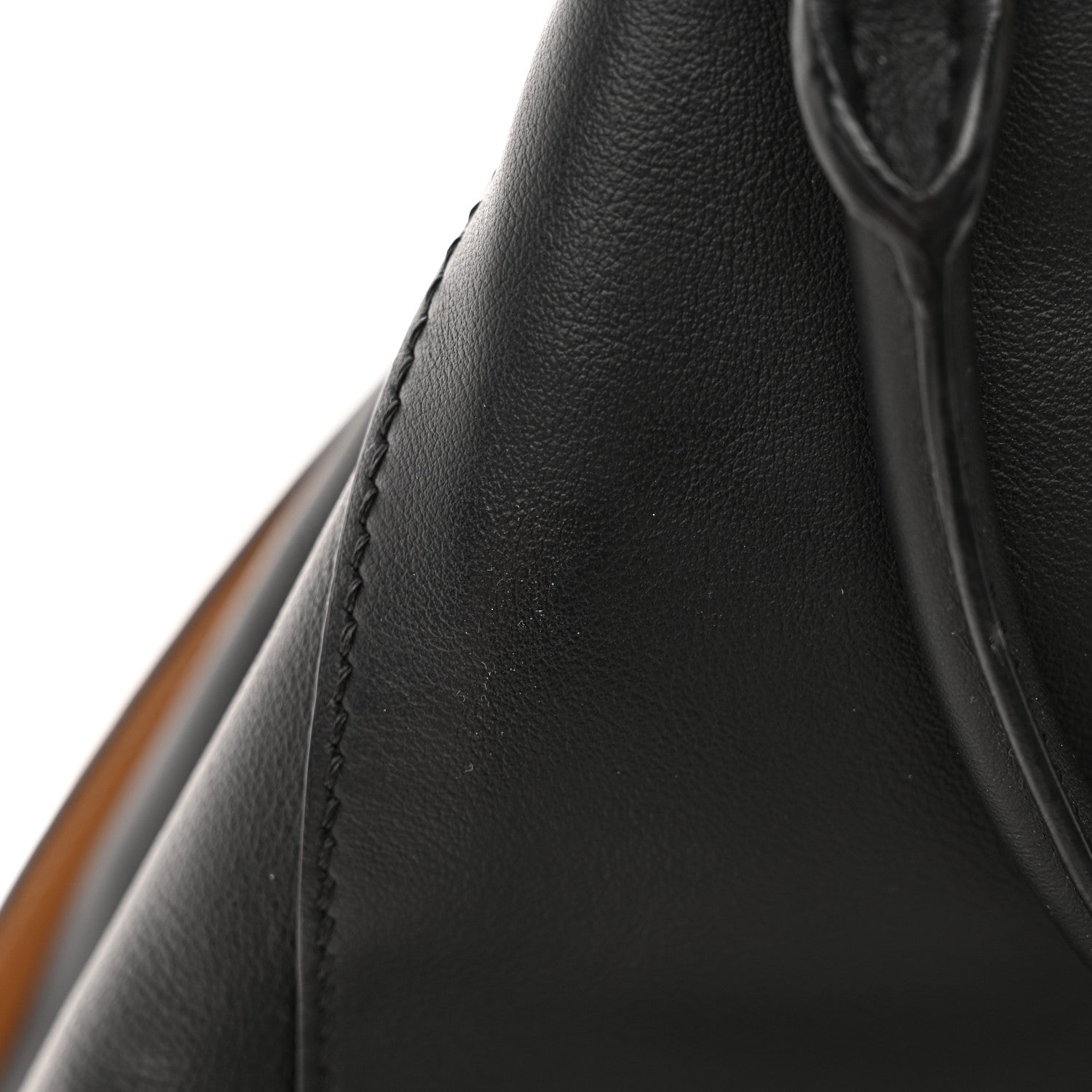 Fendi Vitello Grace King Karligraphy Chain Bucket Bag Black Bisquit 13 of 13