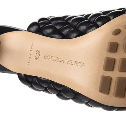 Bottega Veneta Nappa Padded Intreccio The Curve Sandals 35.5 Black 9 of 10