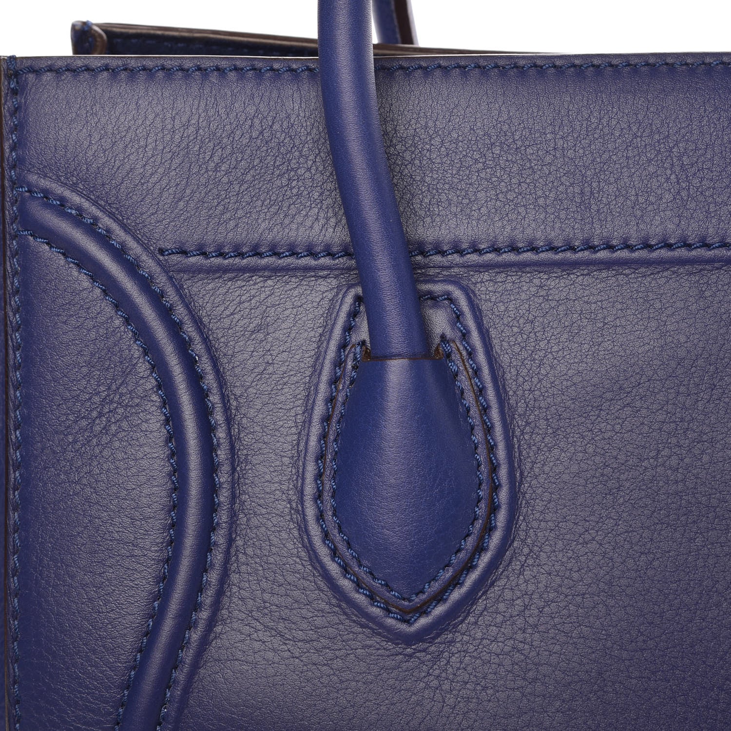 Celine Supple Calfskin Medium Phantom Luggage Indigo 12 of 19