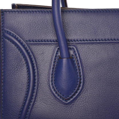 Celine Supple Calfskin Medium Phantom Luggage Indigo 12 of 19