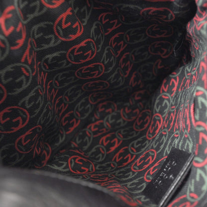 Gucci Leather Britt Tassel Shoulder Bag Black 6 of 8