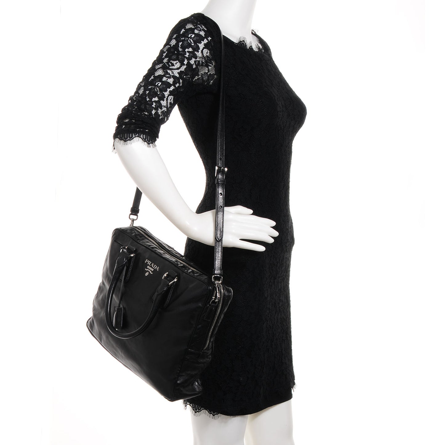 Nappa Leather Antique Satchel Nero Black