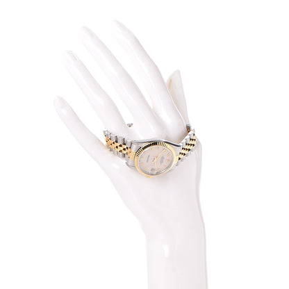 Rolex Stainless Steel 18K Yellow Gold 31mm Oyster Perpetual Datejust Watch White Jubilee 68273 2 of 6