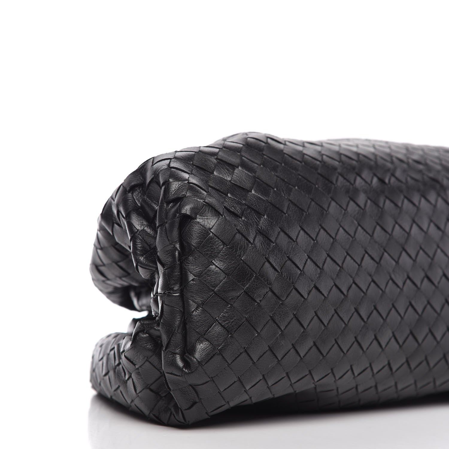 Bottega Veneta Nappa Maxi Intreccio The Pouch Oversized Clutch Black 6 of 10