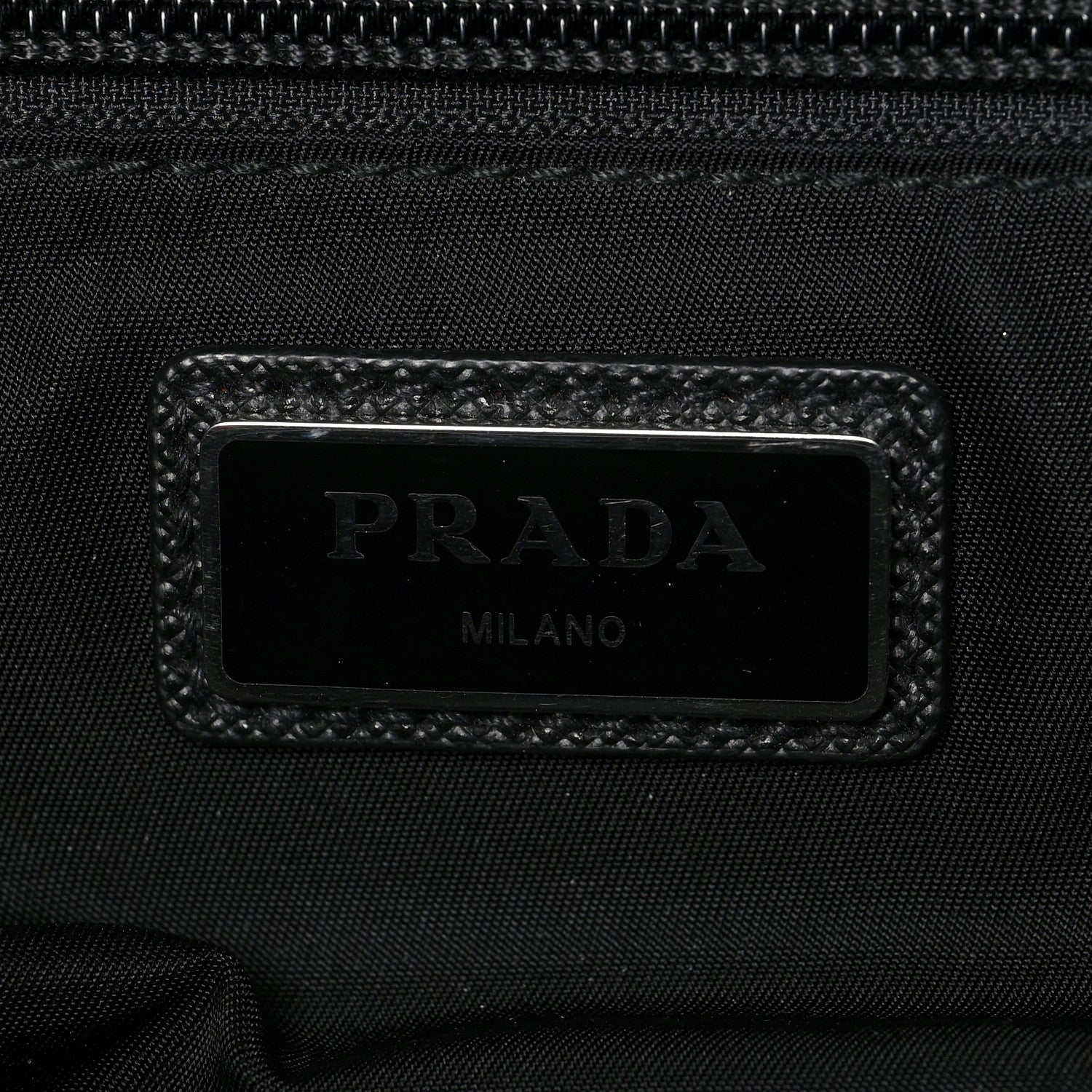 Prada Tessuto Nylon Saffiano Briefcase Black 6 of 8