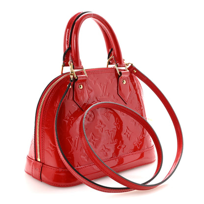 Louis Vuitton Vernis Alma BB Cherry 3 of 9