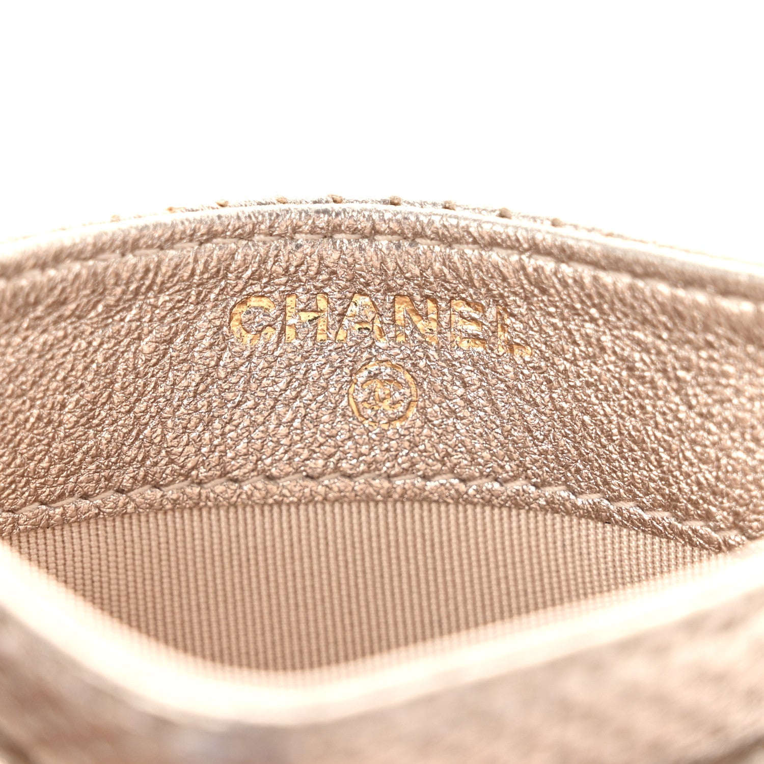 Chanel Metallic Calfskin Pixel Effect Card Holder Pink 6 of 9