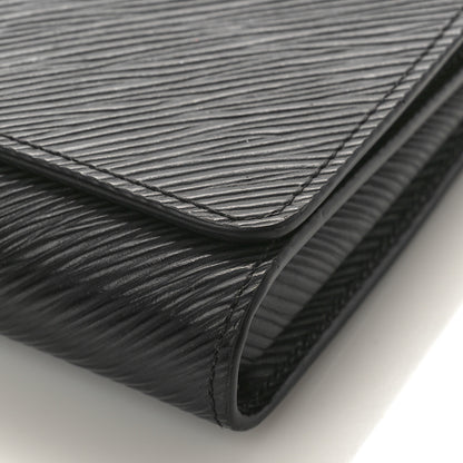Louis Vuitton Epi Twist Chain Wallet Black 8 of 8
