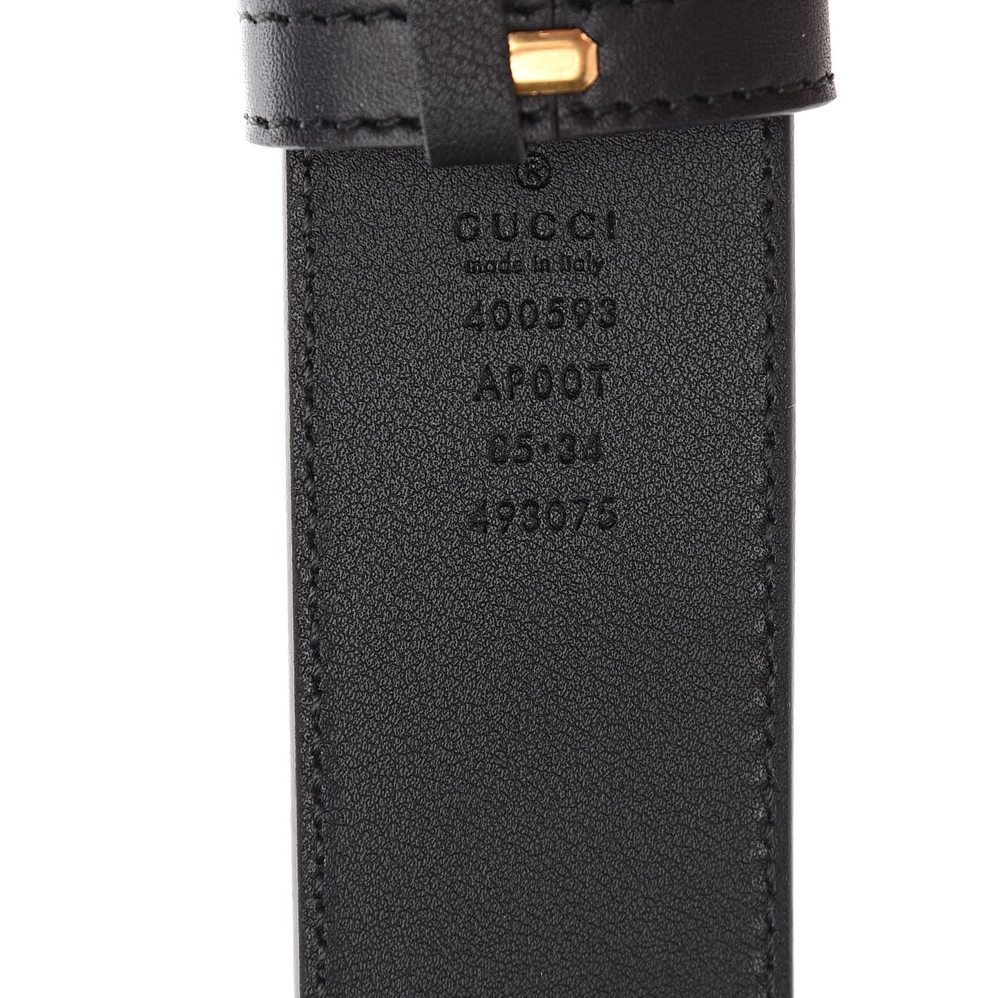 Calfskin Double G 40mm Belt 85 34 Black