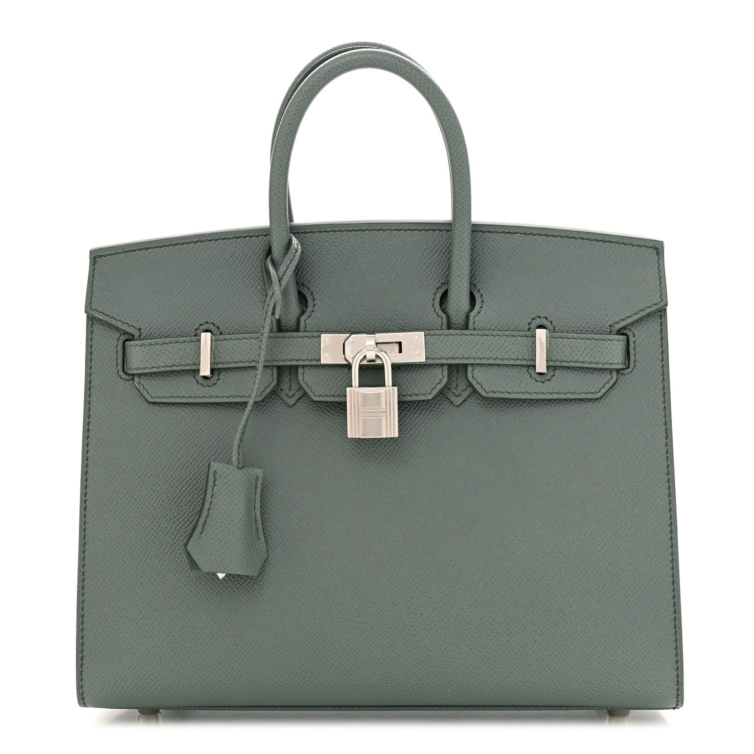 Hermes Epsom Birkin Sellier 25 Vert Amande 1 of 10
