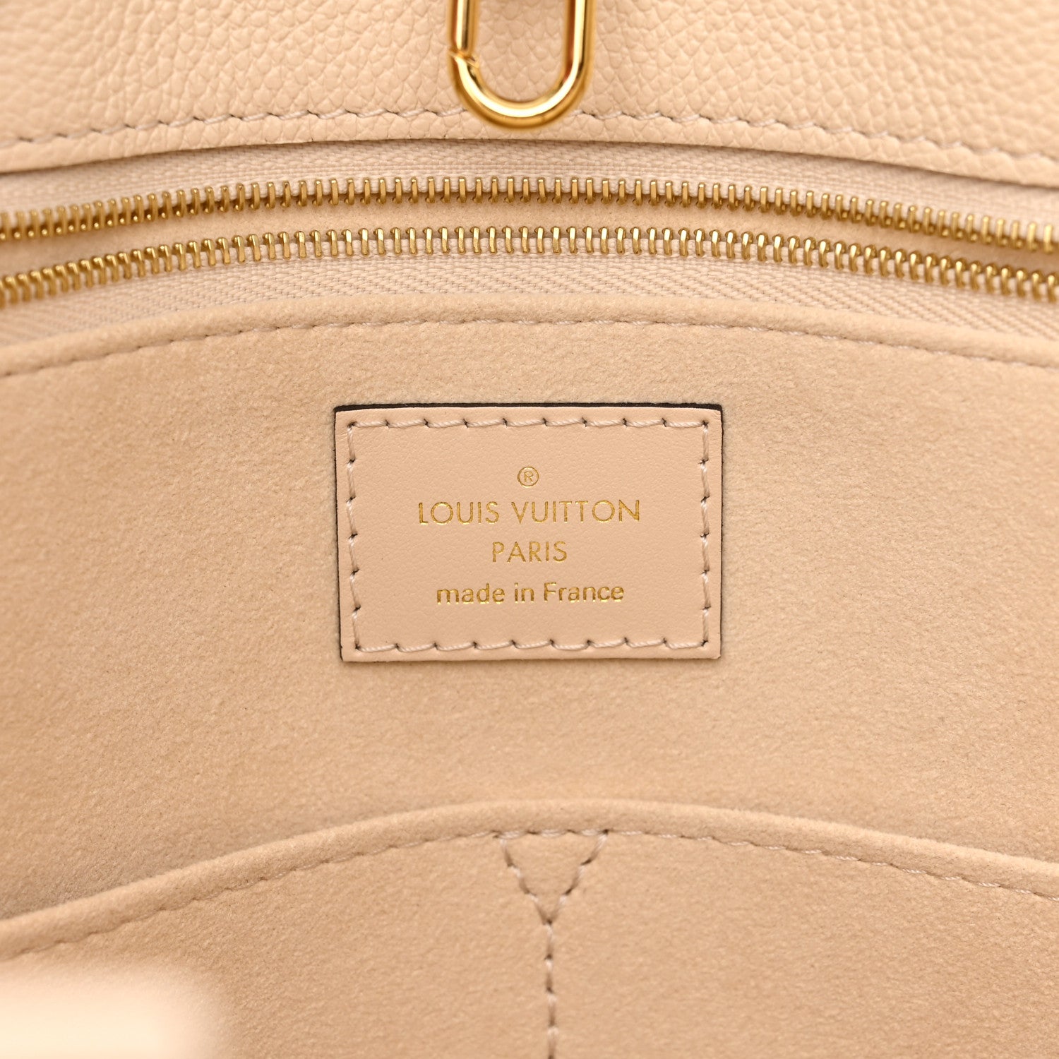 Louis Vuitton Empreinte Monogram Giant Onthego MM Creme 6 of 12