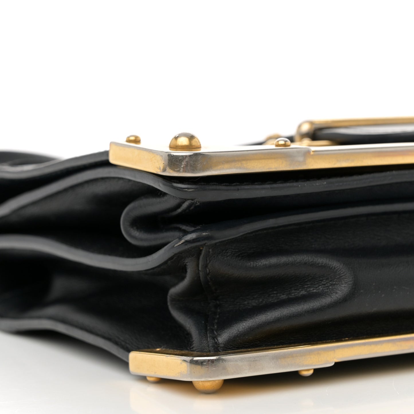 City Calf Saffiano Cahier Bag Black