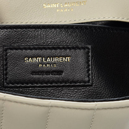 Saint Laurent SAINT LAUREN Lambskin Matelasse Small Vicky Chain Bag White 6 of 11