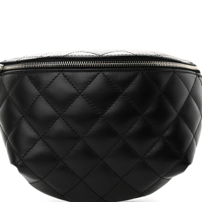 Chanel Calfskin Quilted Waist Belt Bag Black 8 of 10