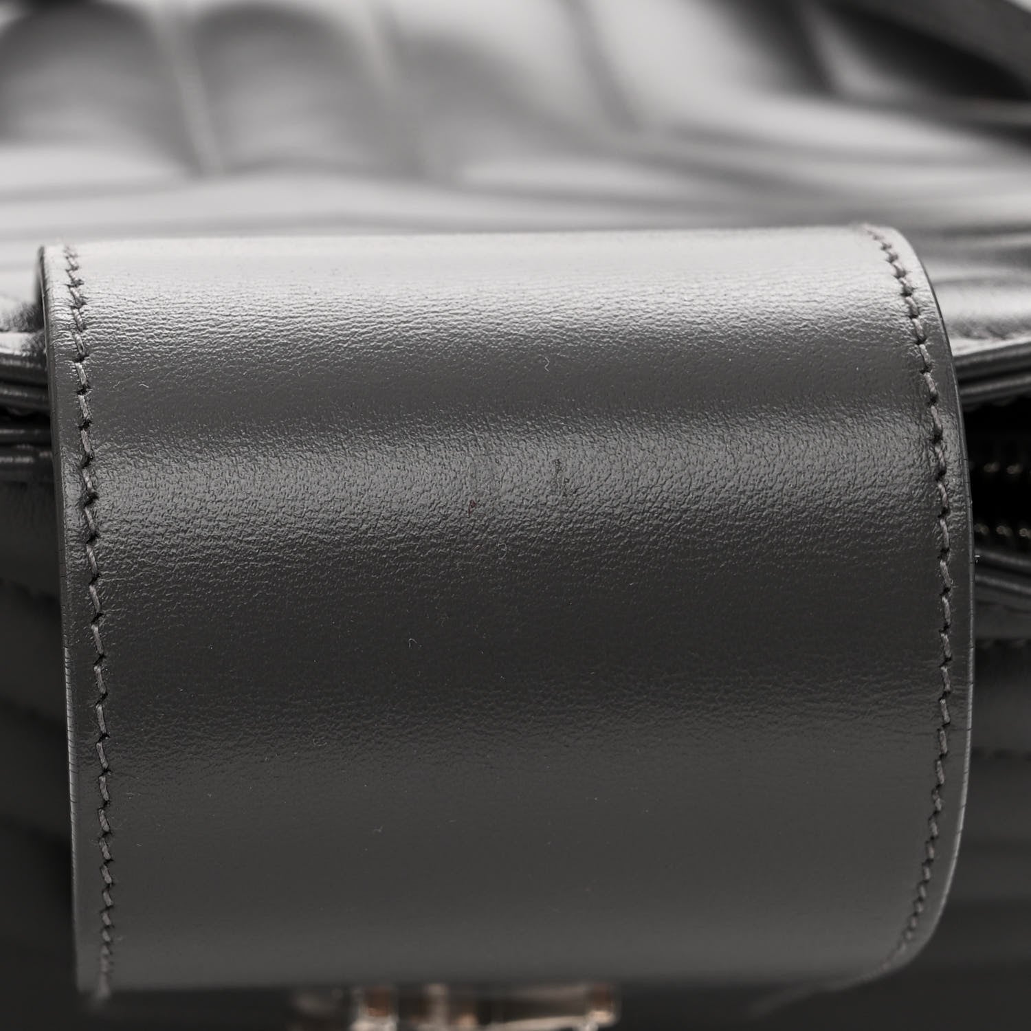 Saint Laurent Calfskin Y Quilted Monogram Large Loulou Shopper Storm 12 of 12