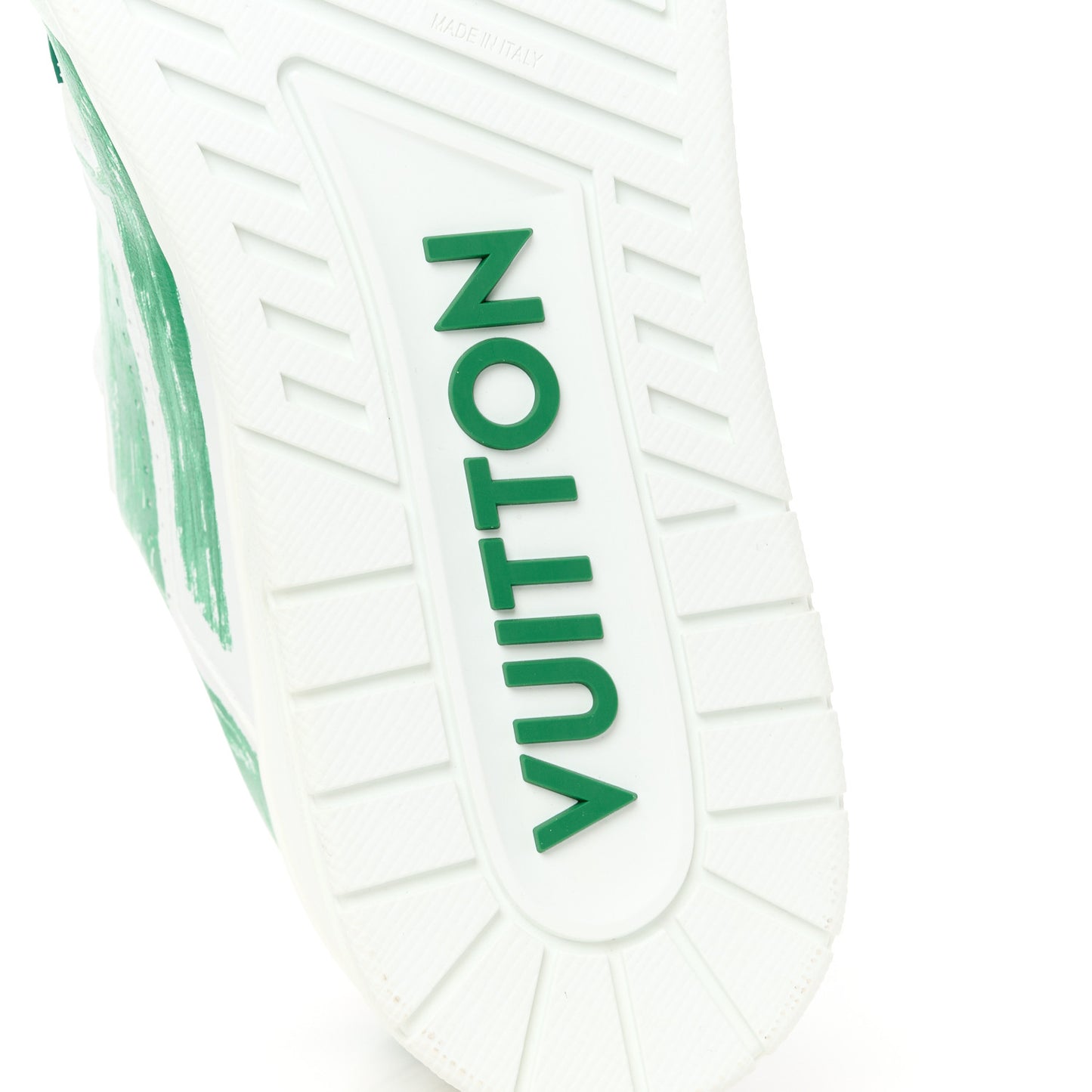 Calfskin Monogram Mens LV Trainer Sneakers 12 Green