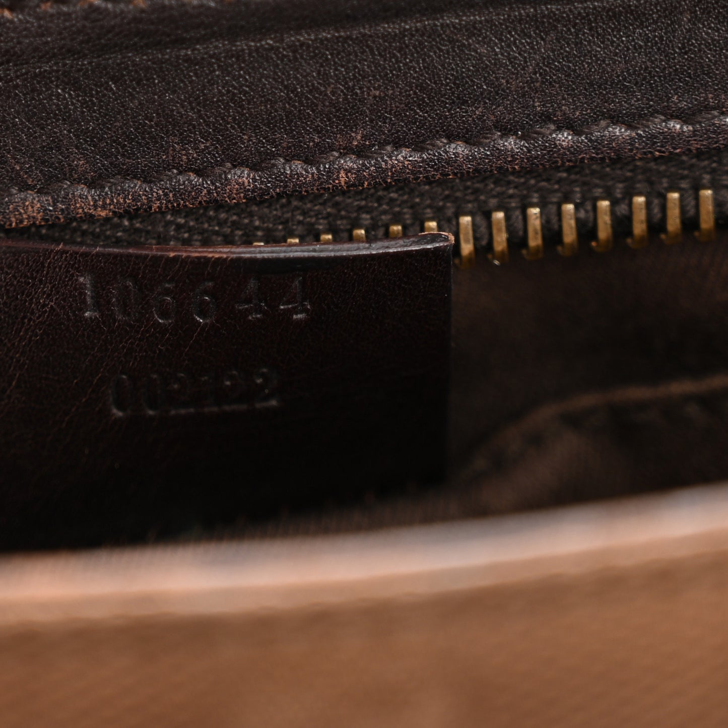 Monogram Shoulder Bag Brown