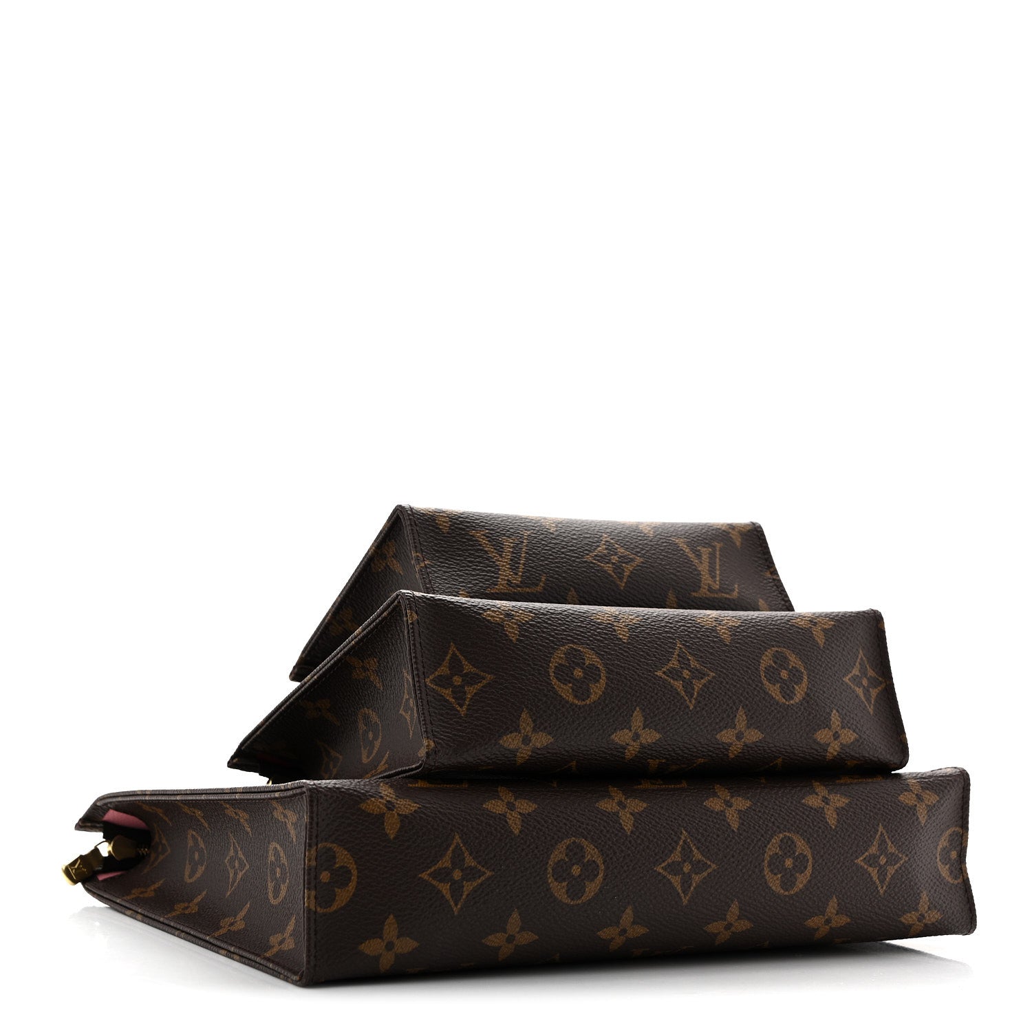 Louis Vuitton Monogram Trio Toilet Pouch Set 4 of 9