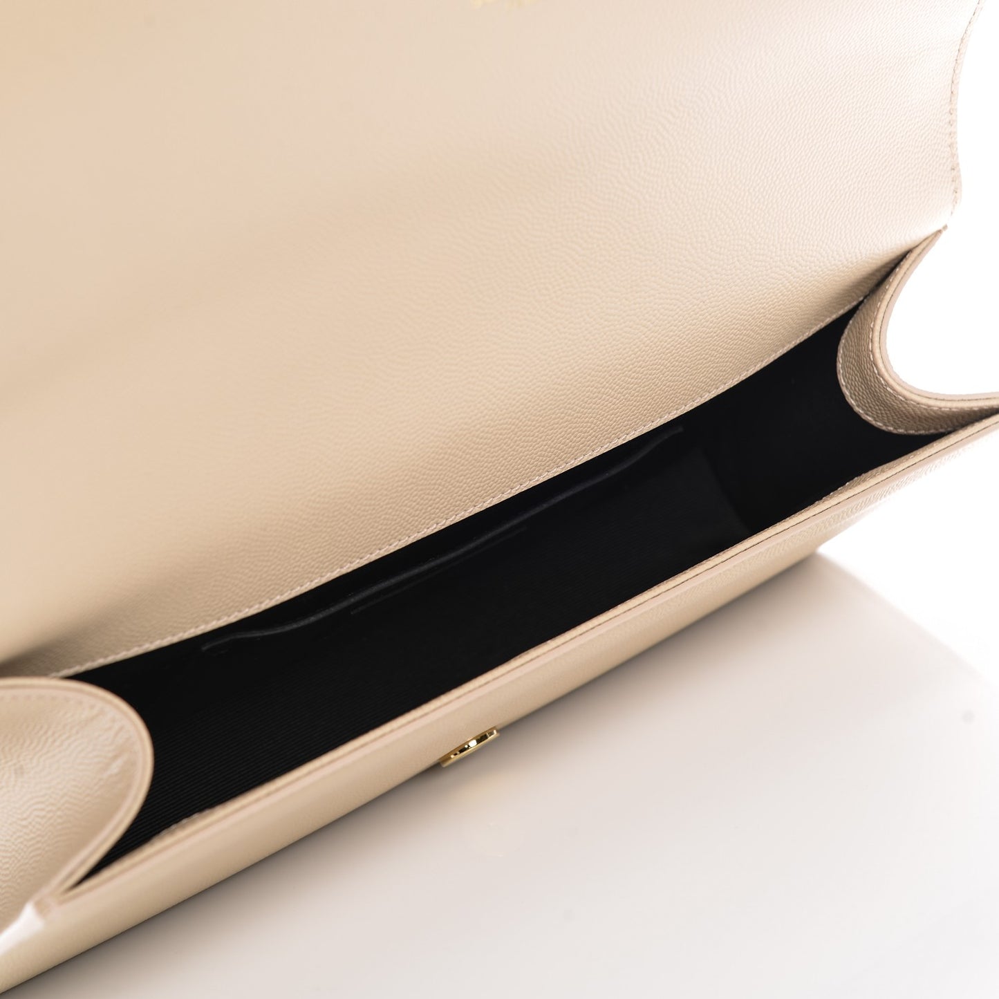 Grain De Poudre Classic Monogram Clutch Nude
